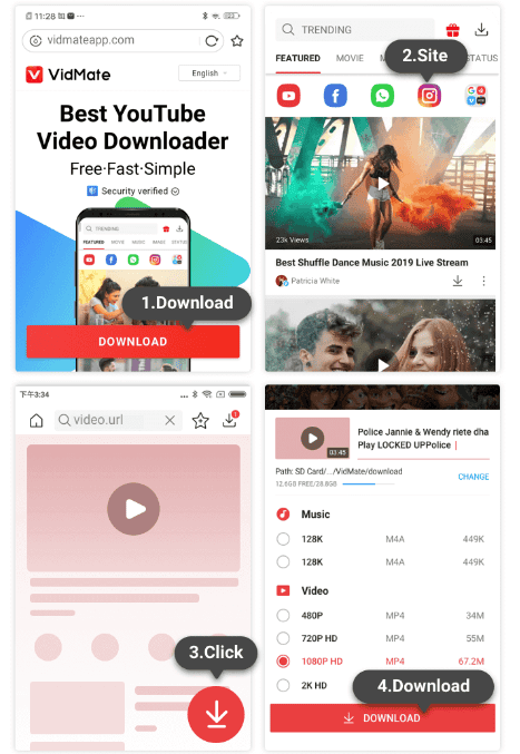 How to Download Videos from Vidmate